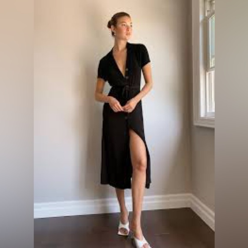 ARITIZA wilfred linen dress with belt
